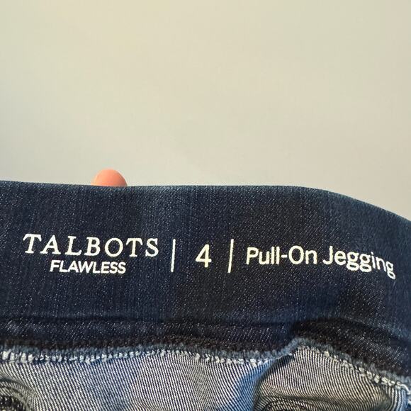 Talbots Flawless Jegging Women's Size 4 Dark Wash Skinny Pull-On - Picture 8 of 12